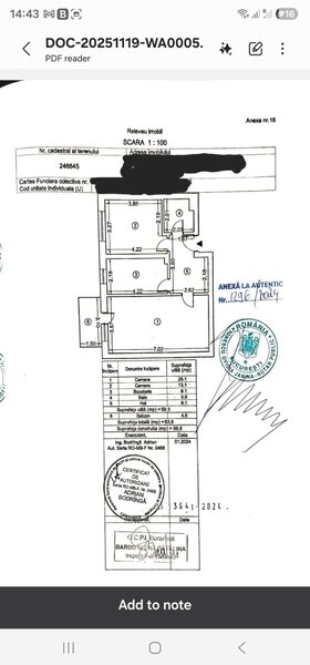 Drumul Taberei Exigent Plaza 5 apartament cu 2 camere de vanzare